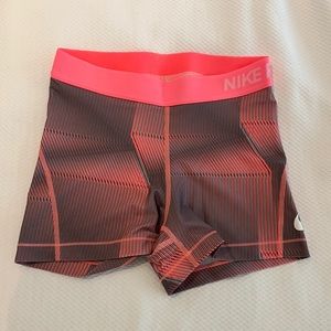Nike pro spandex shorts